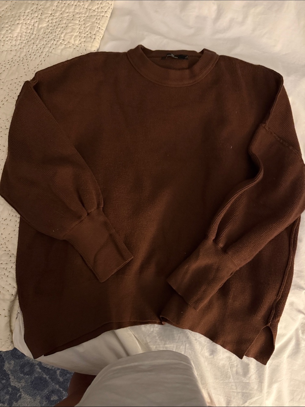 Men's Brown Crewneck Sweater